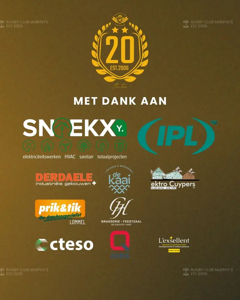 Jubileumbeeld met dank aan de partners